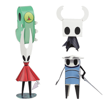 Hollow Knight Papercraft Set