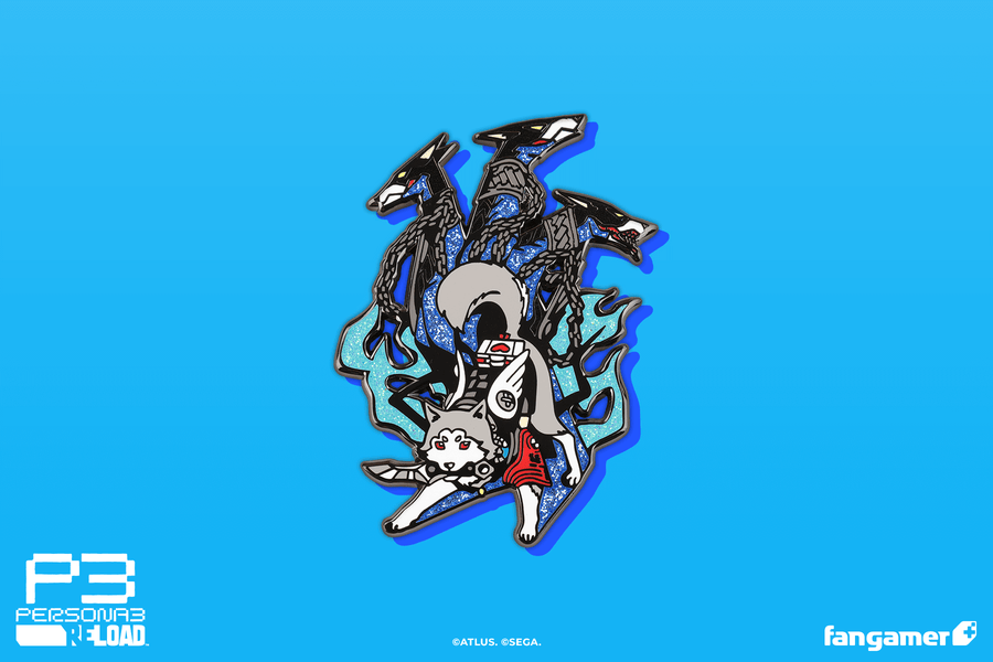 Koromaru and Cerberus Pin - Persona 3 Reload
