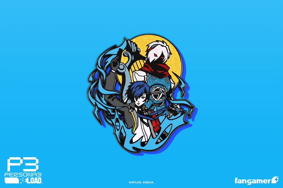 Protagonist and Orpheus Pin - Persona 3 Reload