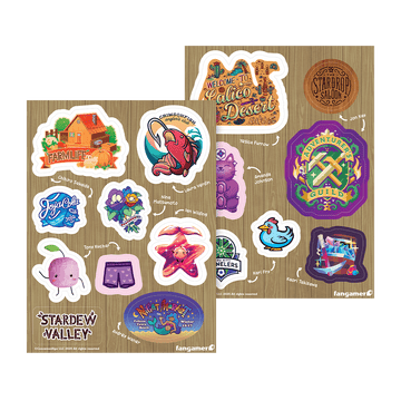 Pelican Town Sticker Sheet