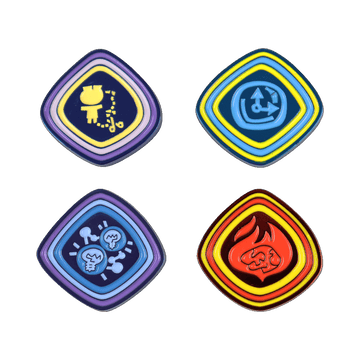 Psychonauts 2 Merit Badge Pin Set 1