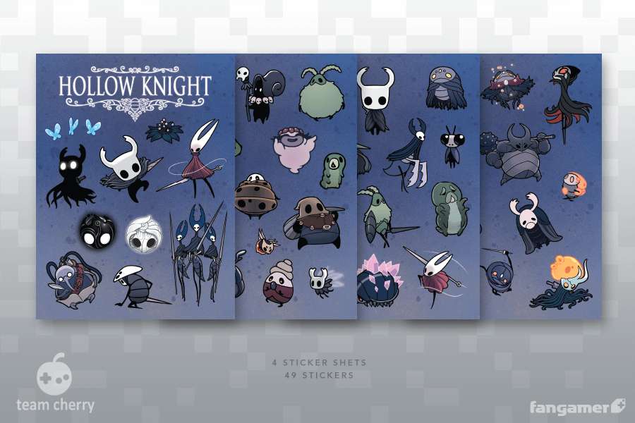 Hallownest Sticker Set - Hollow Knight
